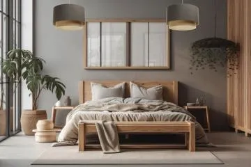 Lampa wisząca ERUTAN DOUBLE 50 szara/beżowa