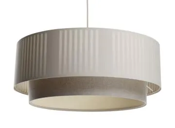 Lampa wisząca DUO LAMI LINE 70x28 kremowa/beżowa
