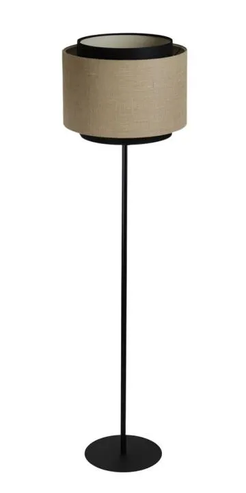 Lampa stojąca ASU II beżowa/czarna