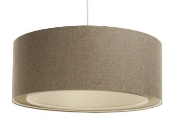 Lampa wisząca ERUTAN DOUBLE 60 brązowa