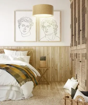 Lampa wisząca ERUTAN DOUBLE 60 żółta