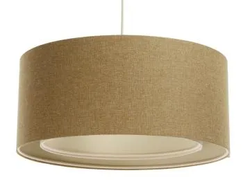 Lampa wisząca ERUTAN DOUBLE 50 żółta