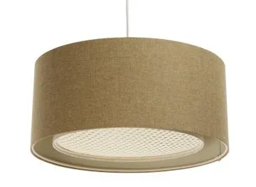 Lampa wisząca ERUTAN RATTAN 40 żółta