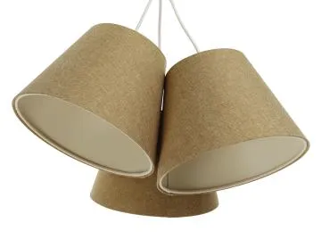 Lampa wisząca ENTURO TRIO żółta