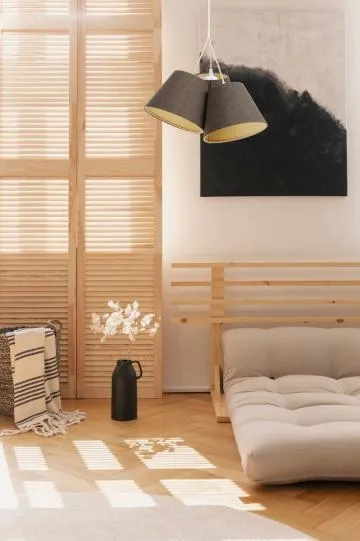Lampa wisząca ENTURO TRIO szara