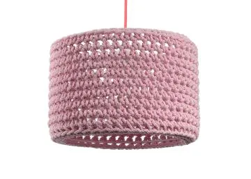 Lampa wisząca COTTON 25 różowa