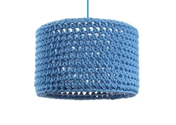 Lampa wisząca COTTON 30 niebieska