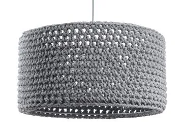 Lampa wisząca COTTON 40 szara
