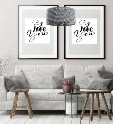 Lampa wisząca COTTON 40 szara