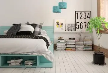 Lampa wisząca COTTON 25 turkusowa