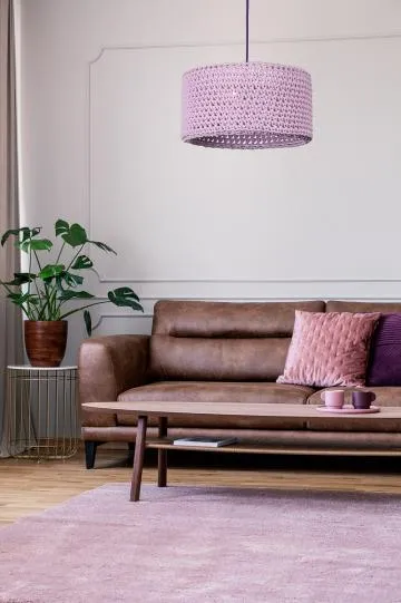Lampa wisząca COTTON 40 fioletowa