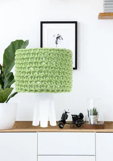 Lampa stołowa COTTON WOOD zielona