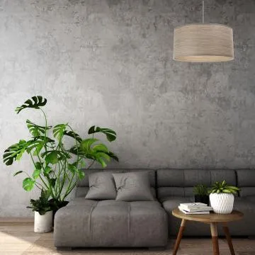 Lampa wisząca NATURAL FIBER 50 ciemnobeżowa