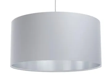 Lampa wisząca MODERN 40 szara/srebrne lustro