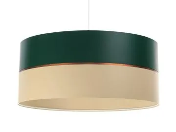 Lampa wisząca SIMPLY GLAMOUR 60 zielona/kremowa