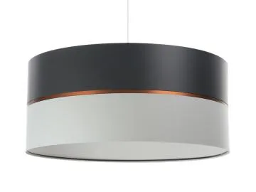 Lampa wisząca SIMPLY GLAMOUR 40 jasnoszara/ciemnoszara