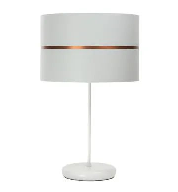Lampa stołowa SIMPLY GLAMOUR biała