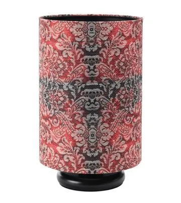 Lampa stołowa RETRO-D czerwona/czarna