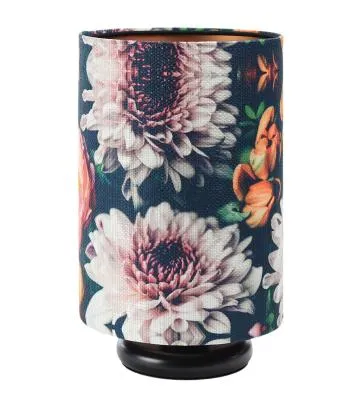 Lampa stołowa FLORAL-D wielokolorowa/miedziana