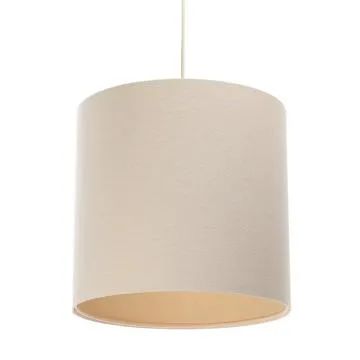 Lampa wisząca BOHO LEN TUBA 30 kremowa