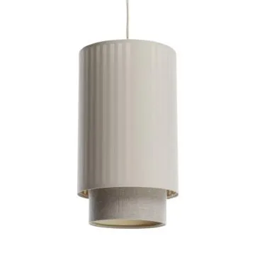 Lampa wisząca DUO LAMI LINE 20 kremowa/beżowa