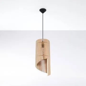 Lampa wisząca ALEXIA drewniana