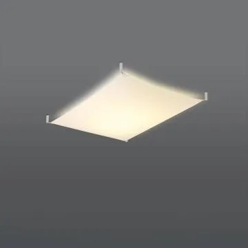 Plafon LUNA 1 tkaninowy biały
