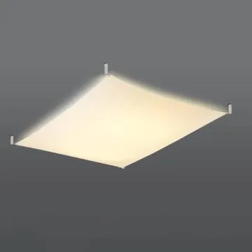 Plafon LUNA 3 tkaninowy biały
