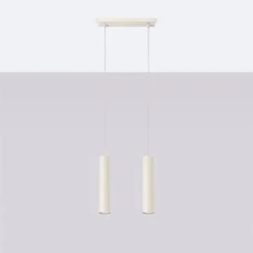 Lampa wisząca LAGOS 2 beżowa