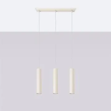 Lampa wisząca LAGOS 3L beżowa