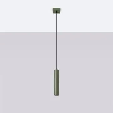 Lampa wisząca LAGOS 1 zielona oliwka