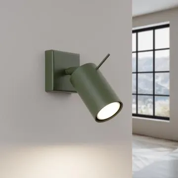 Kinkiet RING zielony oliwkowy