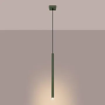 Lampa wisząca PASTELO 1 zielona oliwka