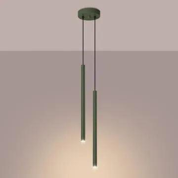 Lampa wisząca PASTELO 2 zielona oliwka