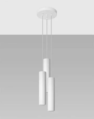Lampa wisząca LAGOS 3P biała