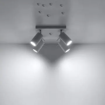 Plafon RING 4 biały
