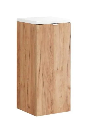 Szafka łazienkowa CAPRI 811 35 cm dąb z koszem