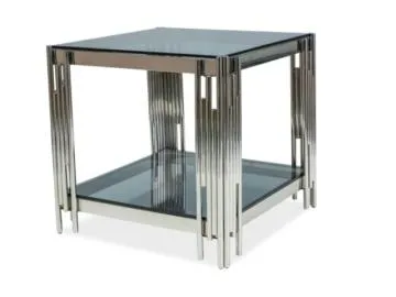 Ława FOSSIL B 55x55 srebrna