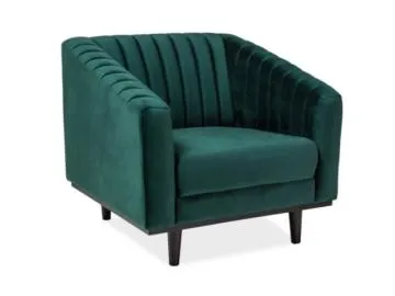 Fotel ASPREY VELVET 1 zielony