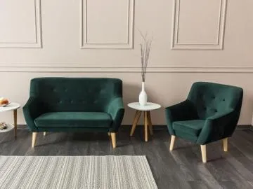 Sofa NORDIC 2 VELVET zielona