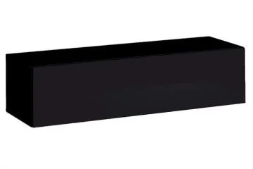 Szafka RTV2 SWITCH 120 czarny połysk