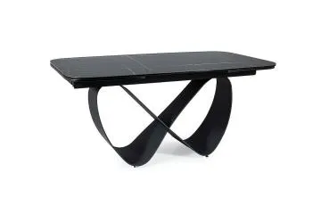 Stół rozkładany INFINITY CERAMIC 160(240)x95 czarny