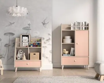 Regał dziecięcy MELLY 09 różowy