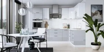 Szafka kuchenna stojąca 60 VENTO D3S-60/82 szary połysk