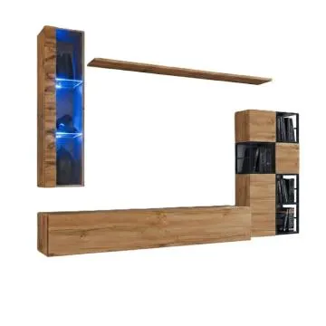 Meblościanka SWITCH MET II dąb