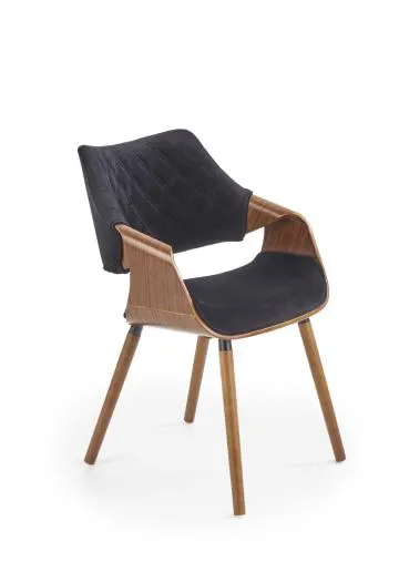Krzesło tapicerowane K396 VELVET czarne