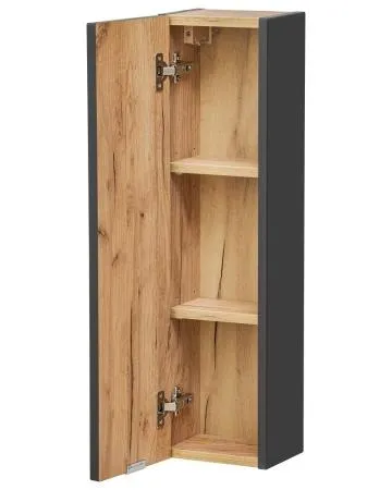 Szafka łazienkowa CAPRI 830 20 cm czarna mat