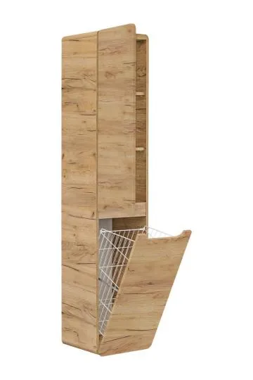 Szafka łazienkowa ARUBA CRAFT 804 35 cm dąb craft z koszem