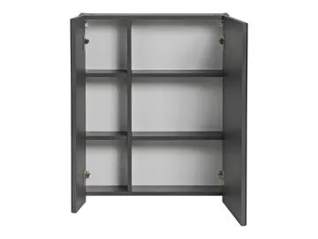 Szafka łazienkowa MONAKO GREY 840 60cm szary mat z lustrem