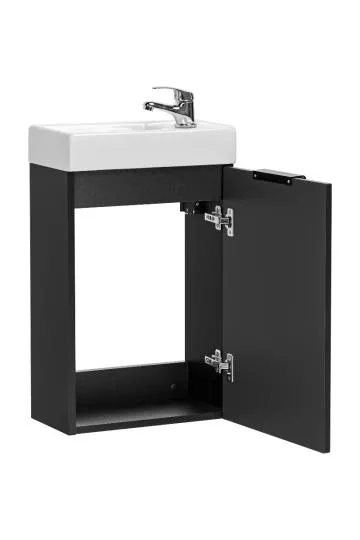 Szafka pod umywalkę ADEL BLACK 82 40cm czarny mat
